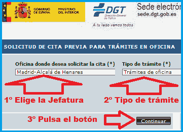 citas dgt madrid rapida